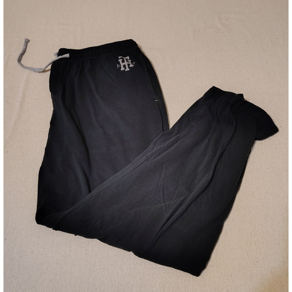 Tommy Hilfiger Black Sleepwear Pajama Baggie Y2K Pants‎ Lounge Pants XL TG WW